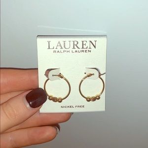Ralph Lauren Gold Hoop earrings